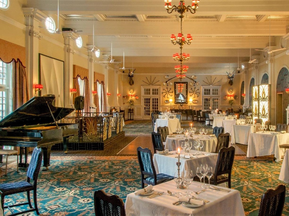 The Livingstone Room at The Victoria Falls Hotel in Zimbabwe