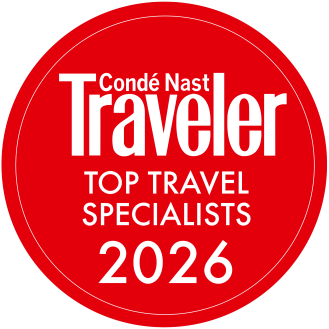 Conde Nast Top Travel Specialist logo for 2026