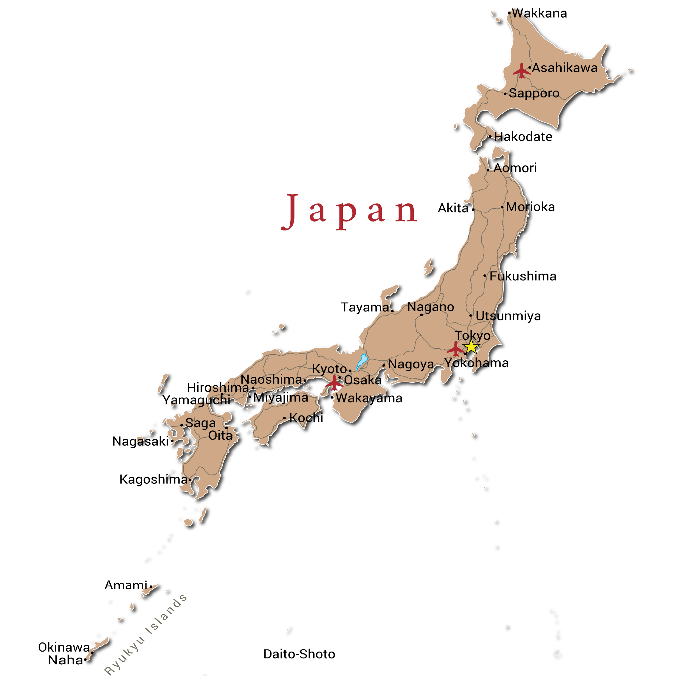 Map of Japan