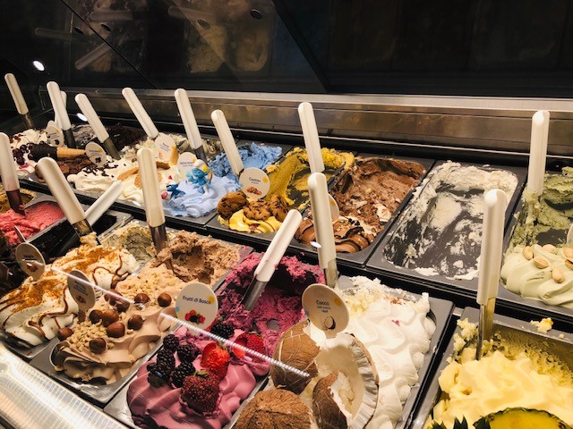 gelato in Italy