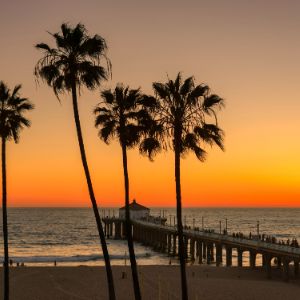 Manhattan Beach in Los Angeles, California
