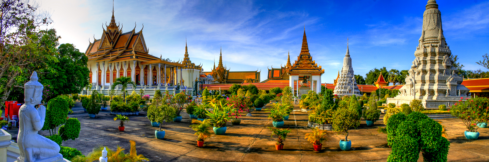 The Royal Palace exterior in Cambodia