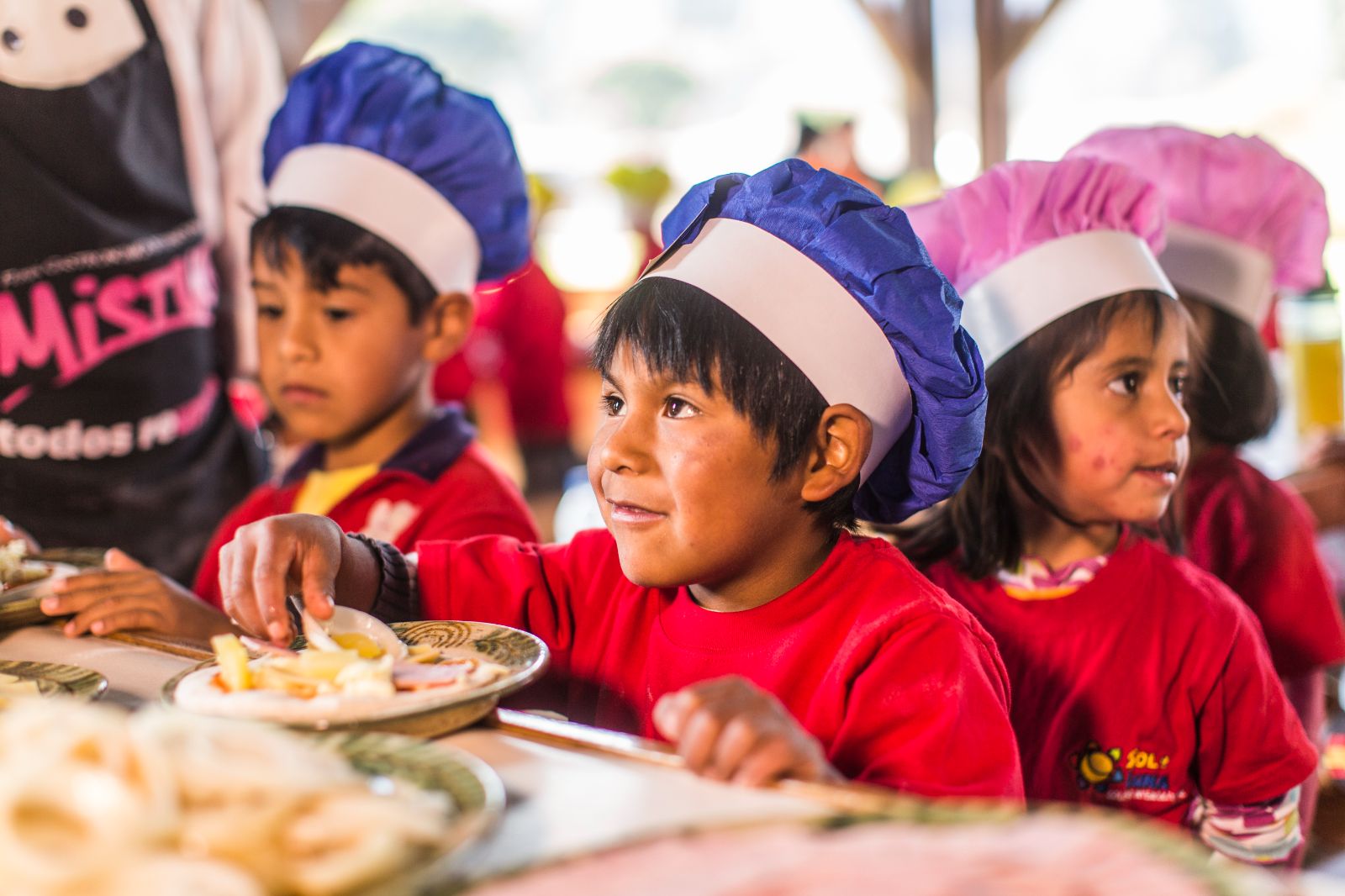 Children at the Sol Y Luna Foundation in Peru