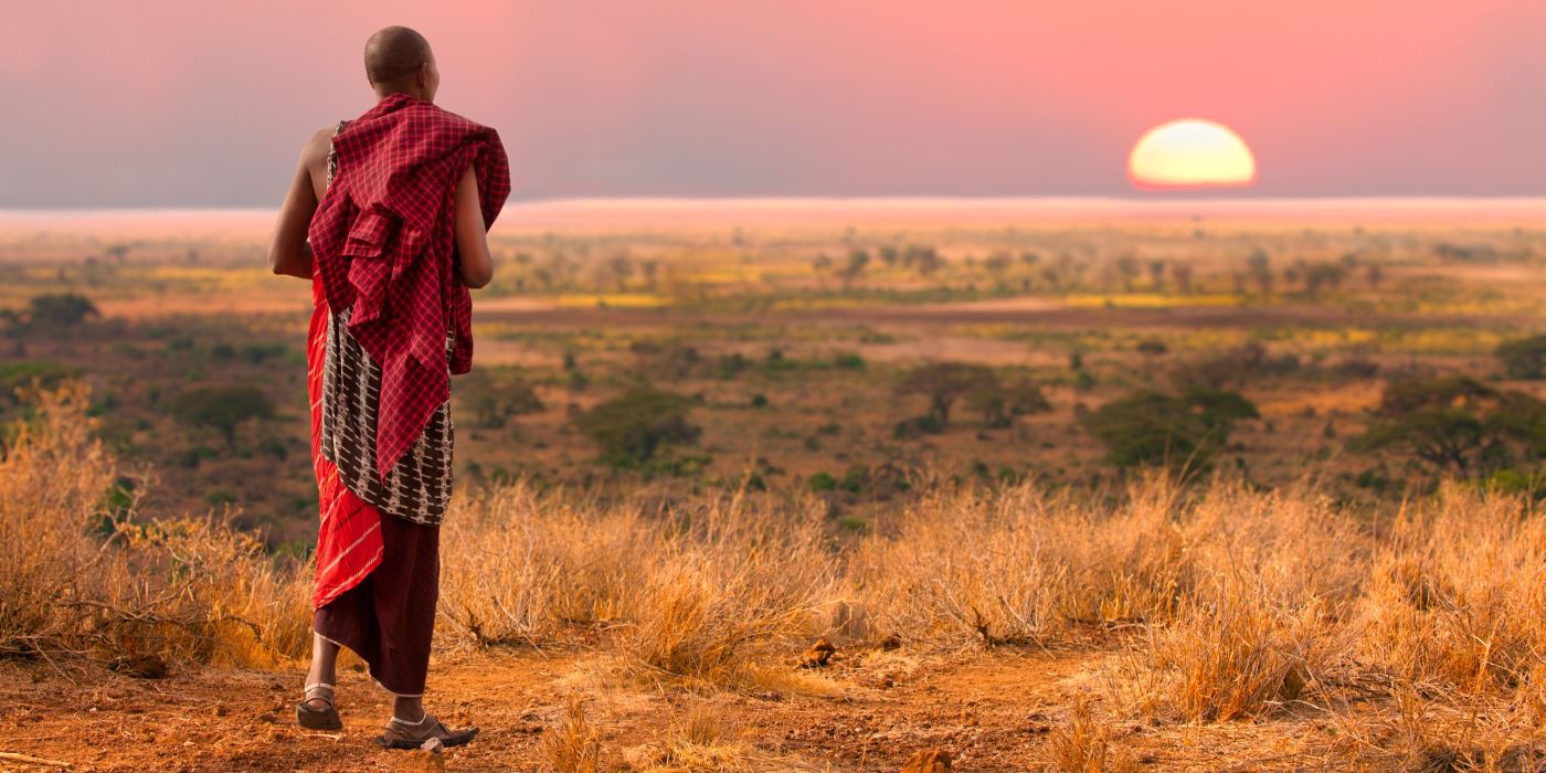 A Masai warrior in Kenya