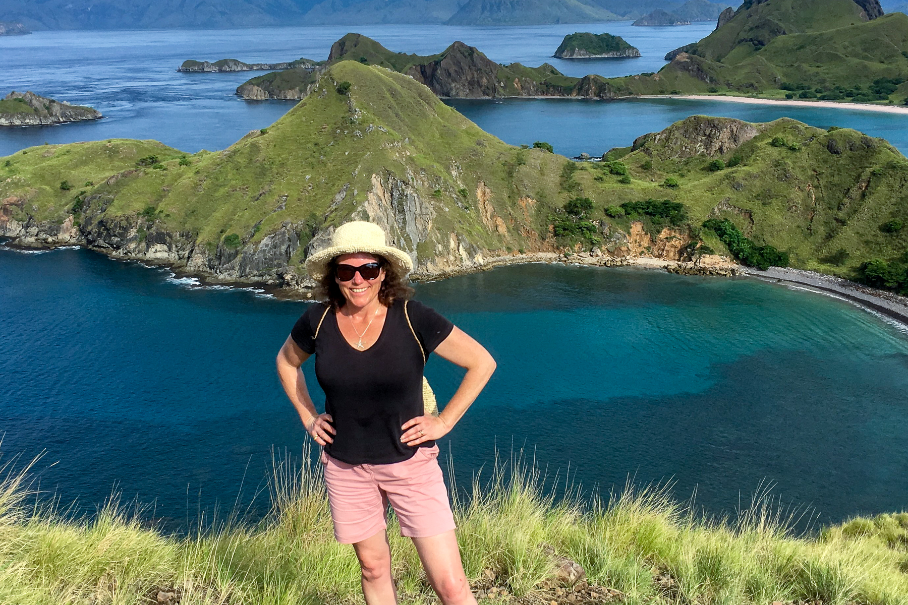 Mel Matthews in the Komodo Islands of Indonesia