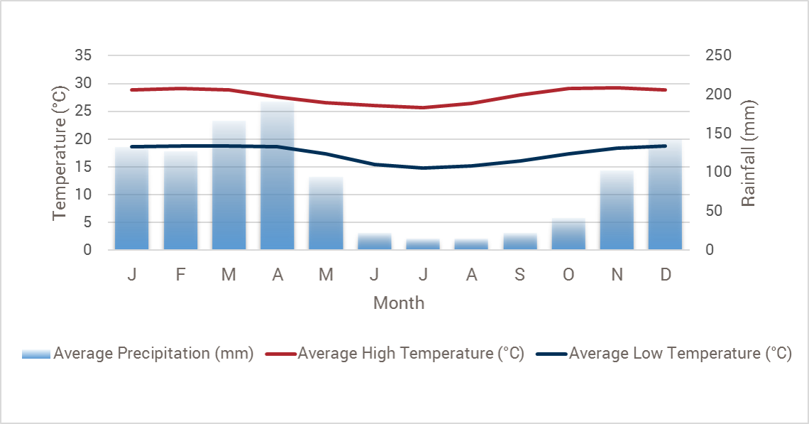 Tanzania weather chart