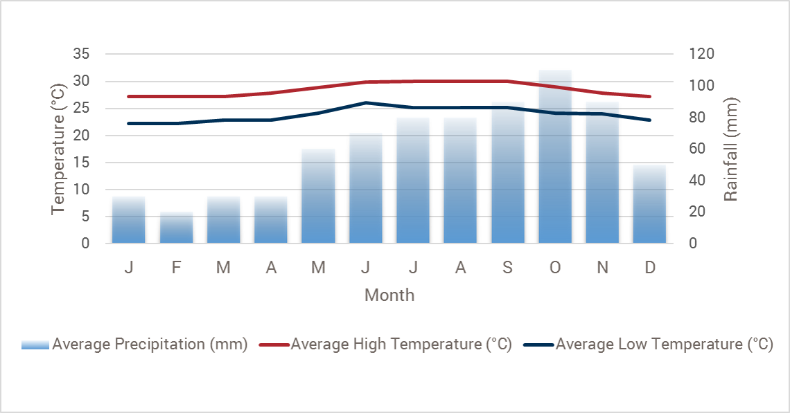 Antigua weather chart