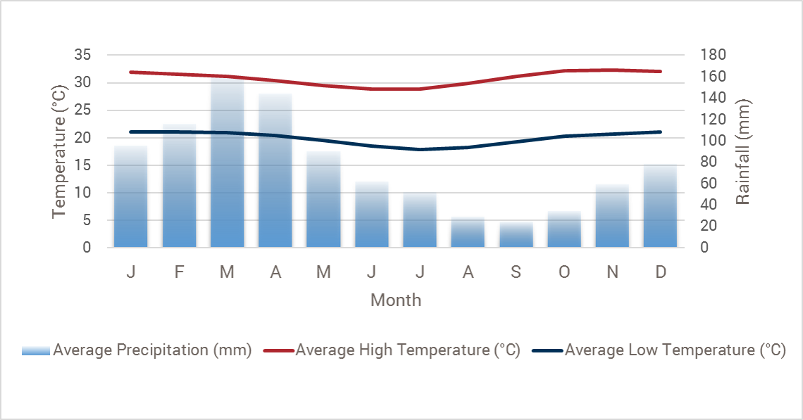 Brazil weather chart