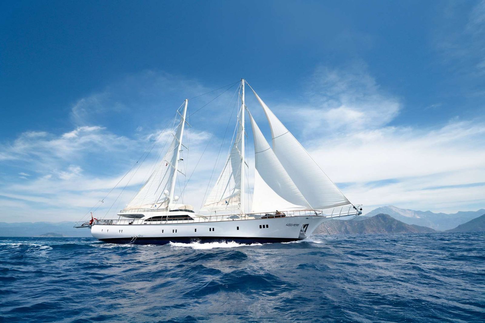 Exterior view of the Allesandro 1 gulet in Croatia