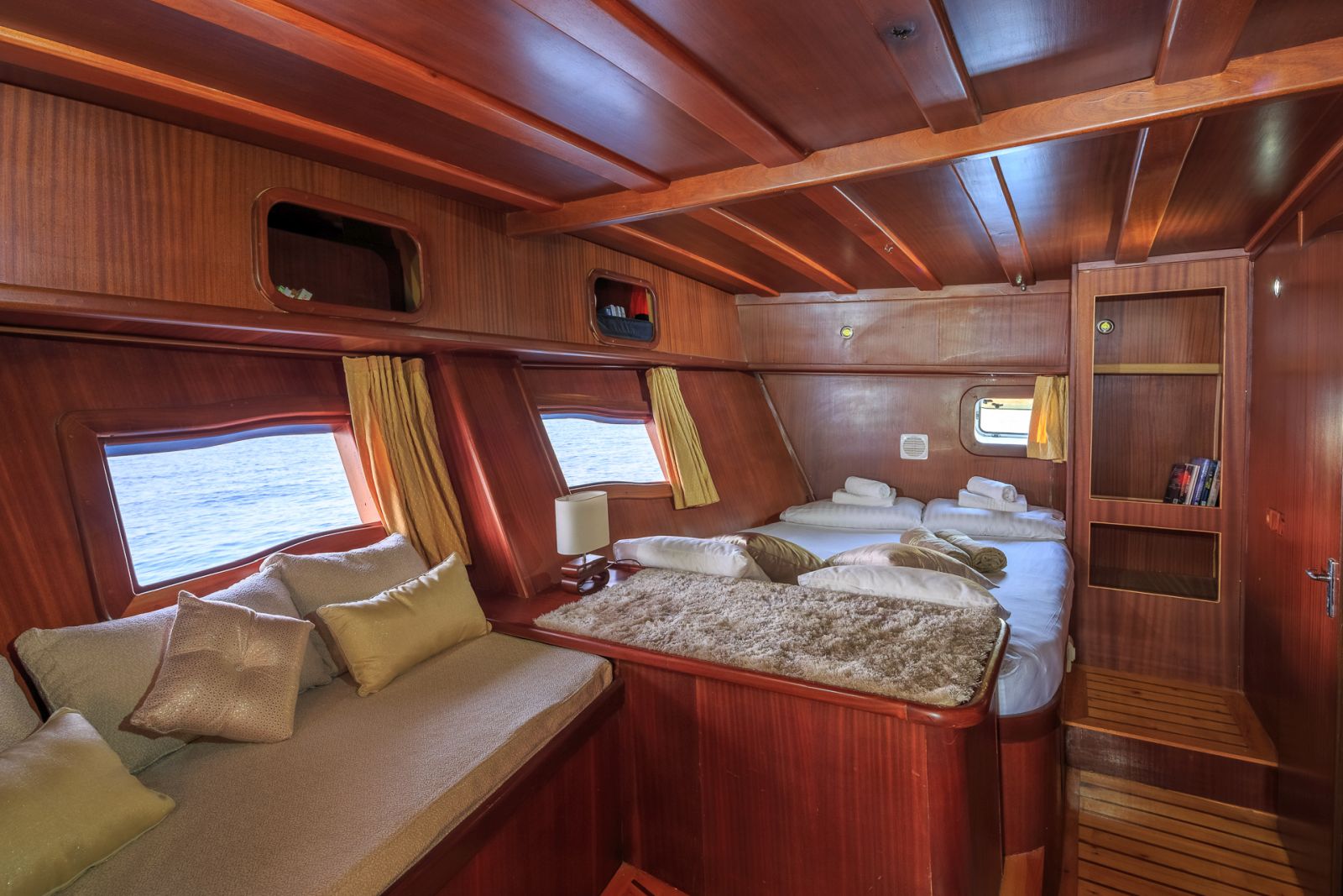 View of Bedroom on board Allure in Croatia