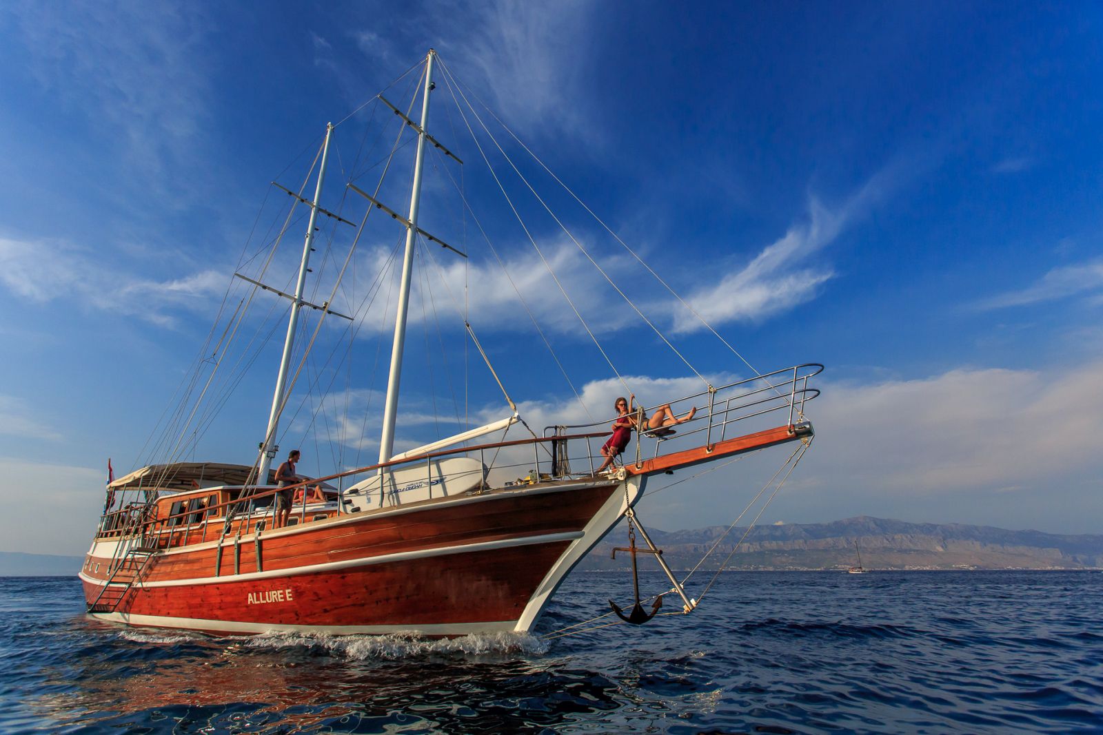 View of Exterior on board Allure in Croatia