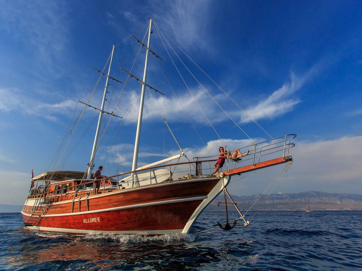 View of Exterior on board Allure in Croatia