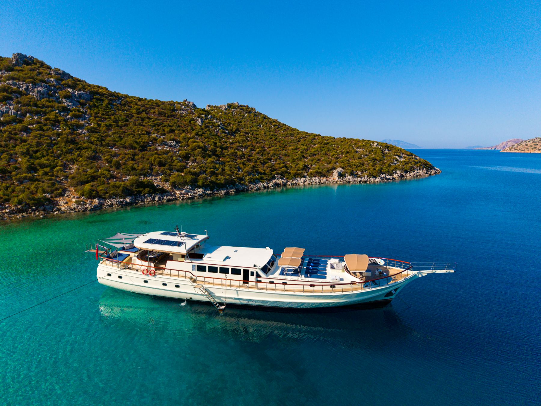 Exterior view of the Always Smile luxury gulet in Turkey