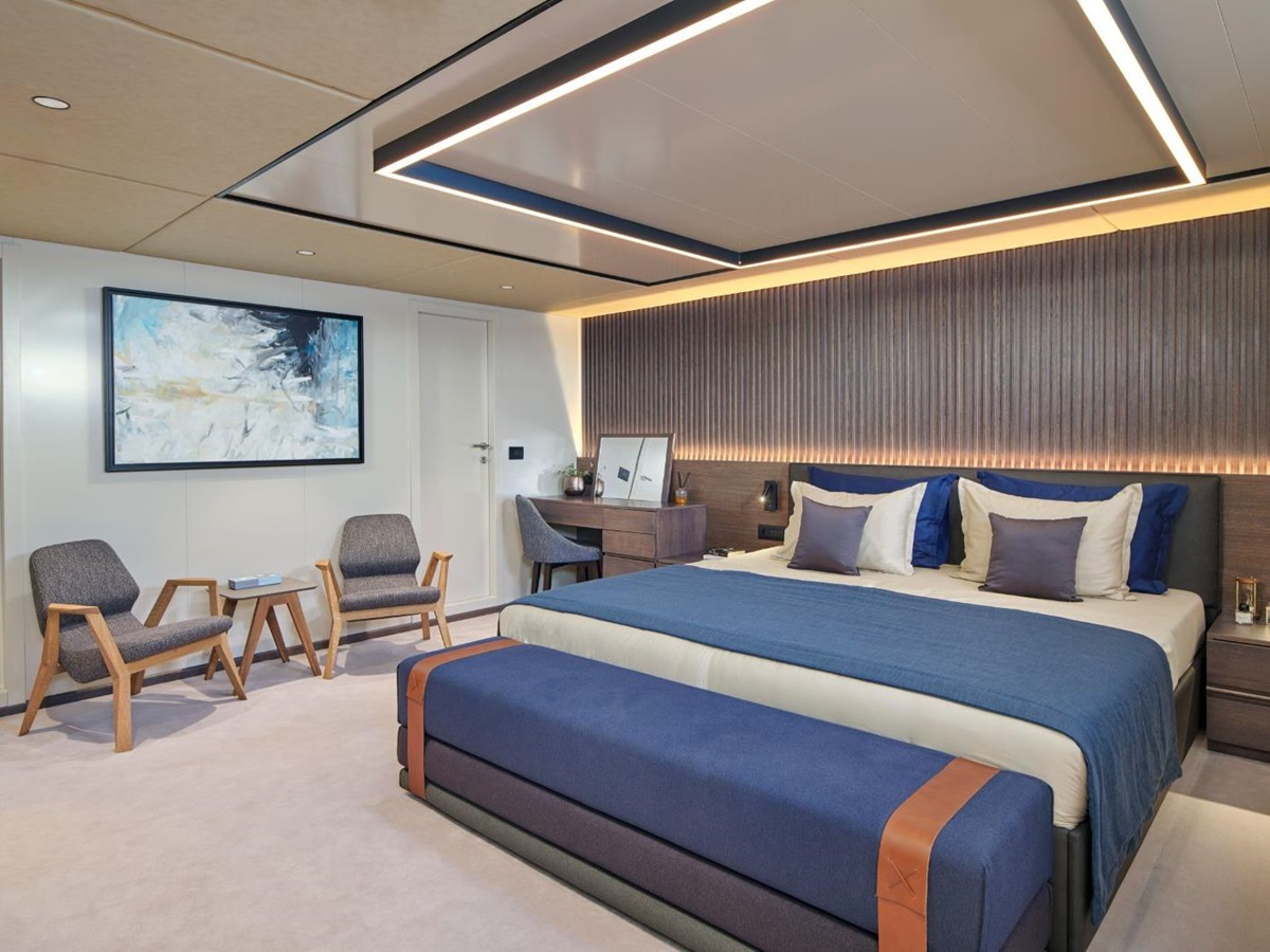 Guest cabin onboard Anima Maris gulet in Croatia