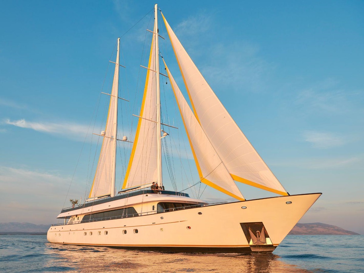 Exterior view of the Anima Maris gulet in Croatia