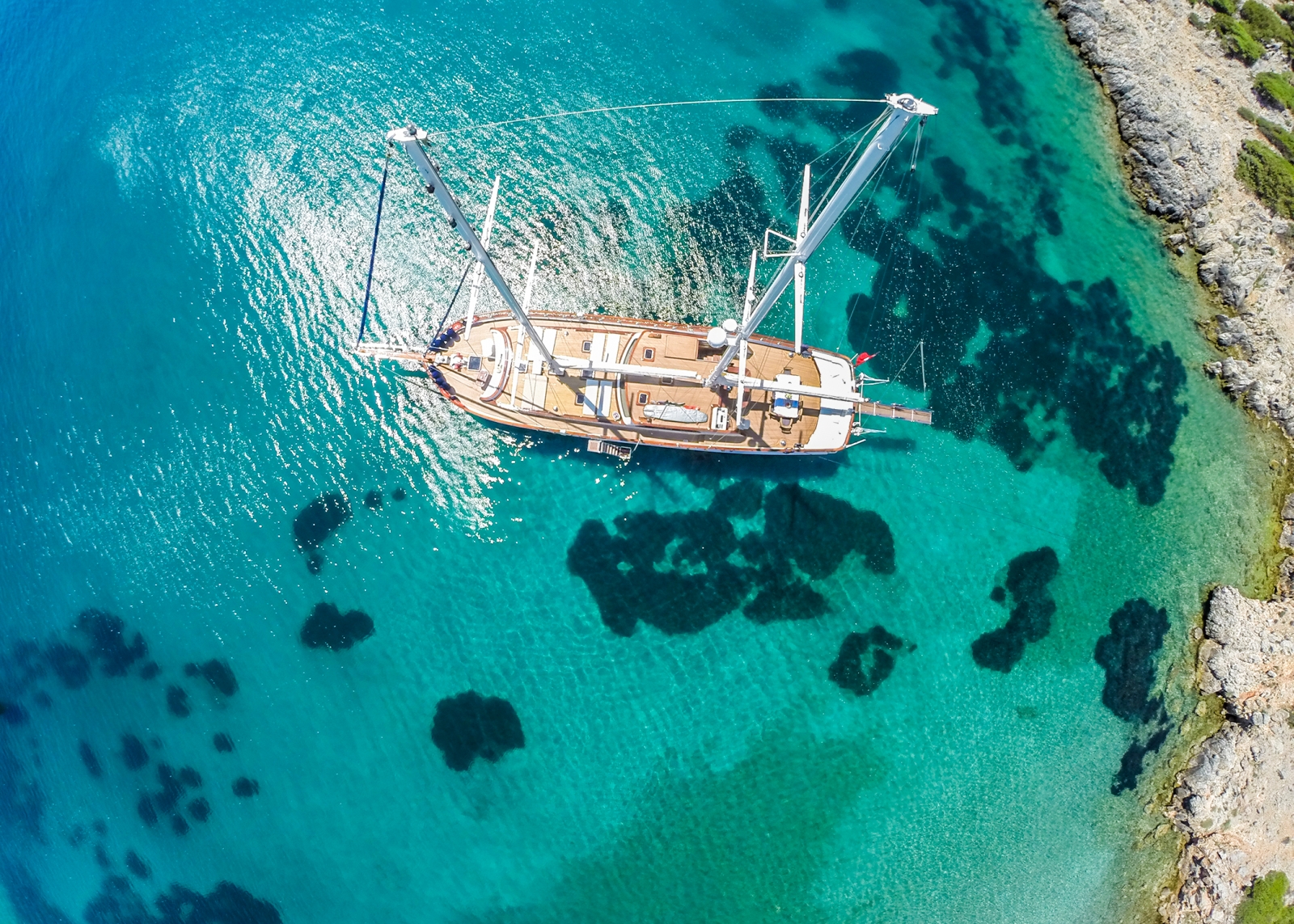 Birds eye view of Artemis in Turkey