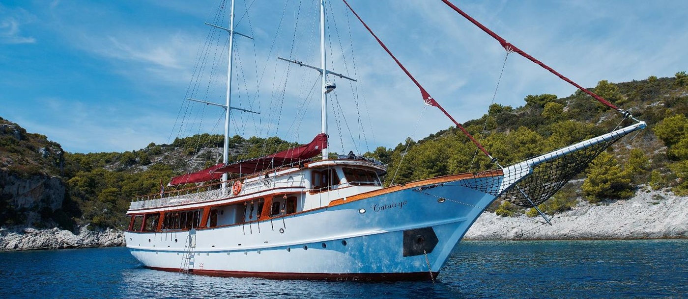 The motor yacht Cataleya in Croatia