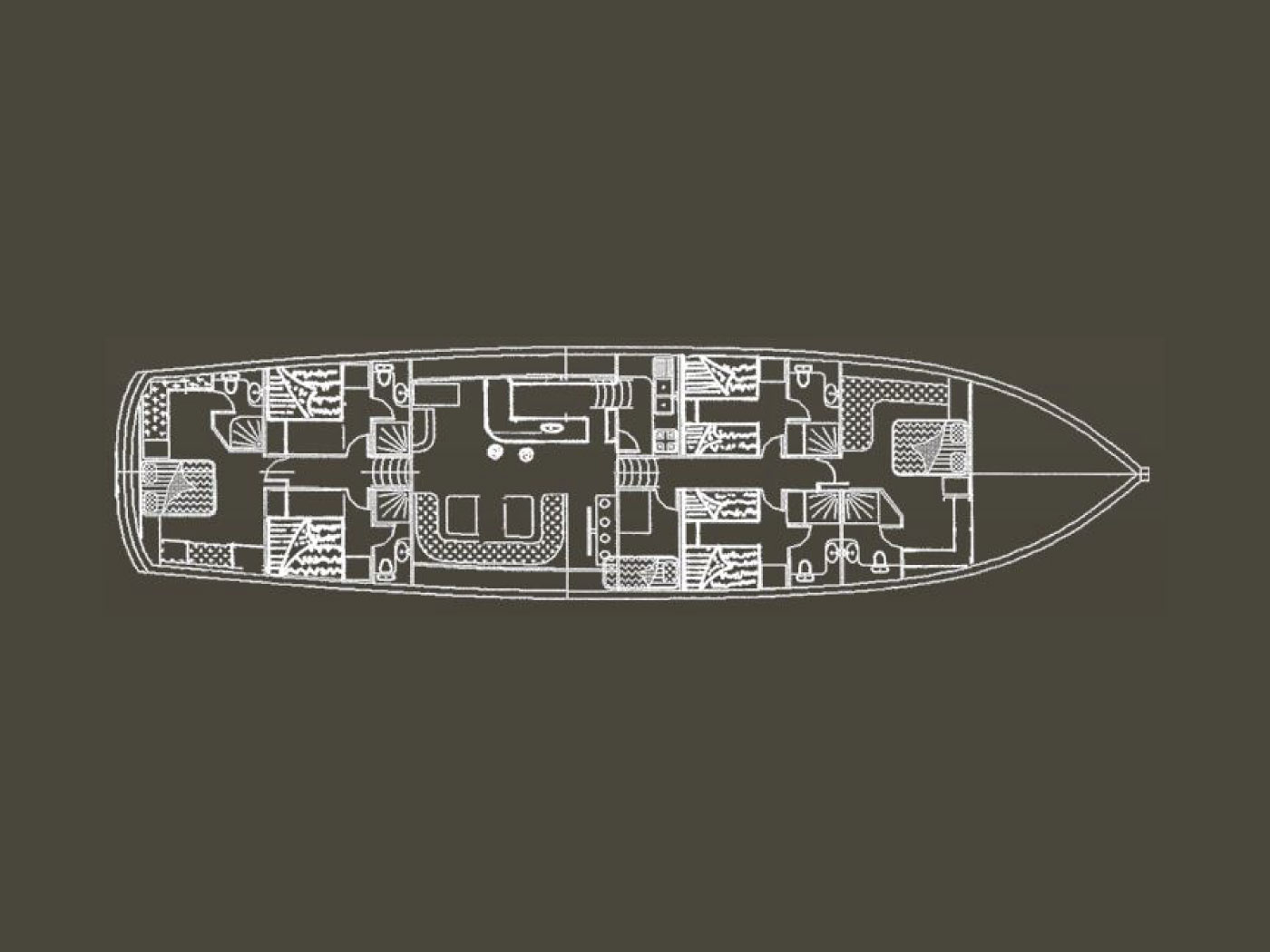 The deck plans of Derin Deniz