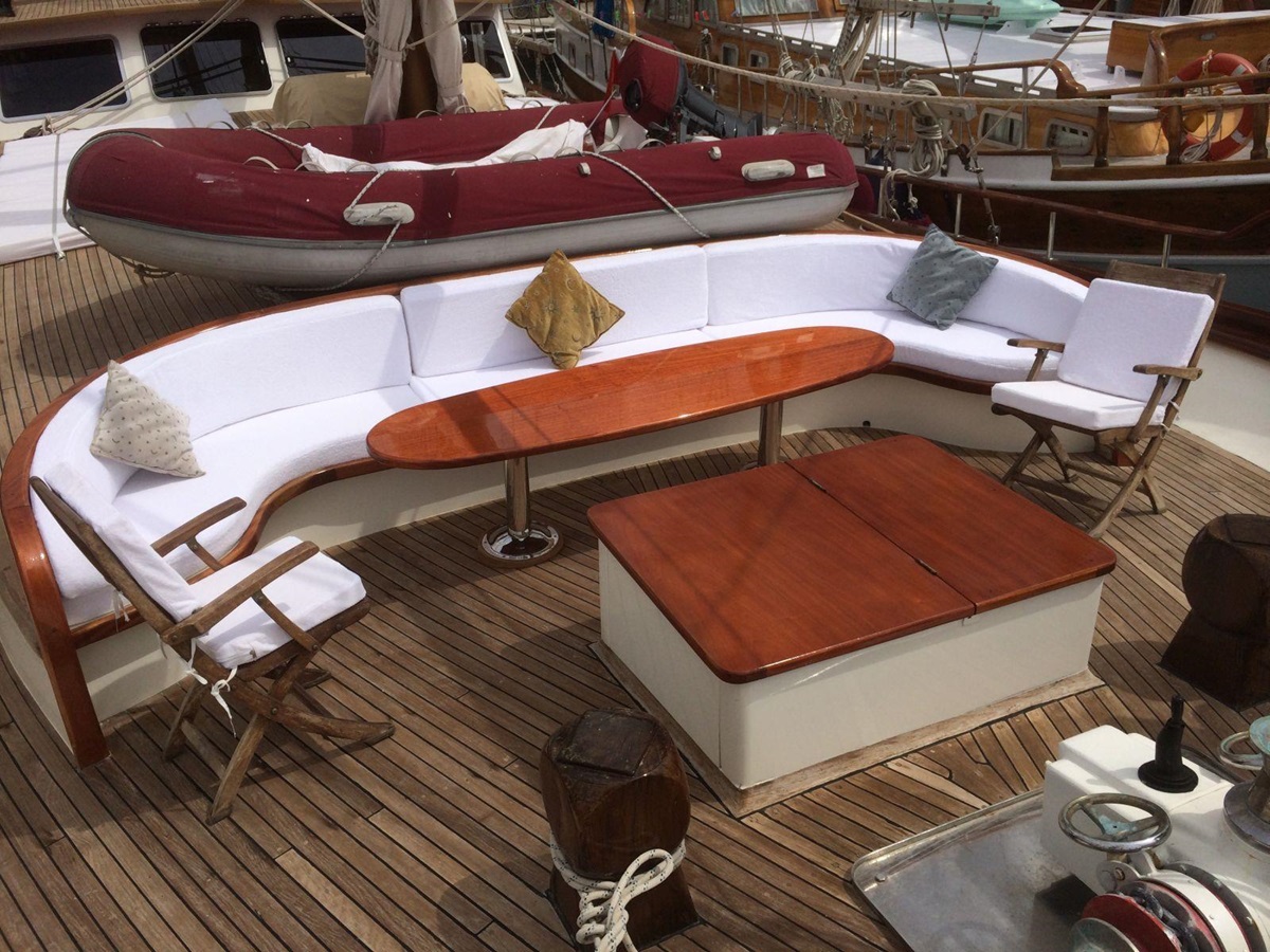 The deck of Kaya Guneri II