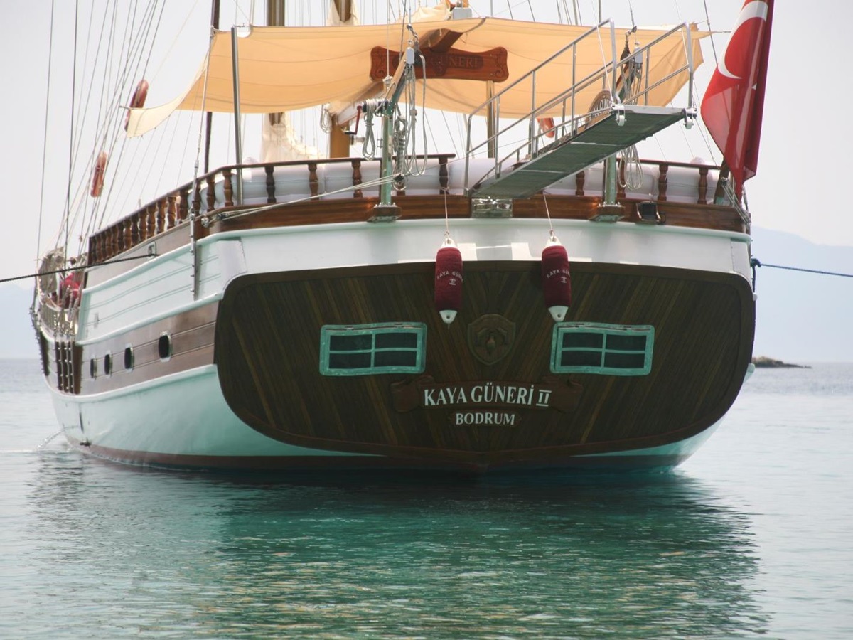 The stern of Kaya Guneri II