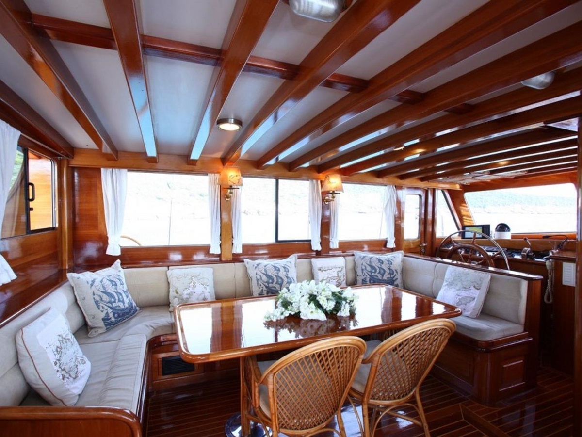 Dining on board kaya Guneri III