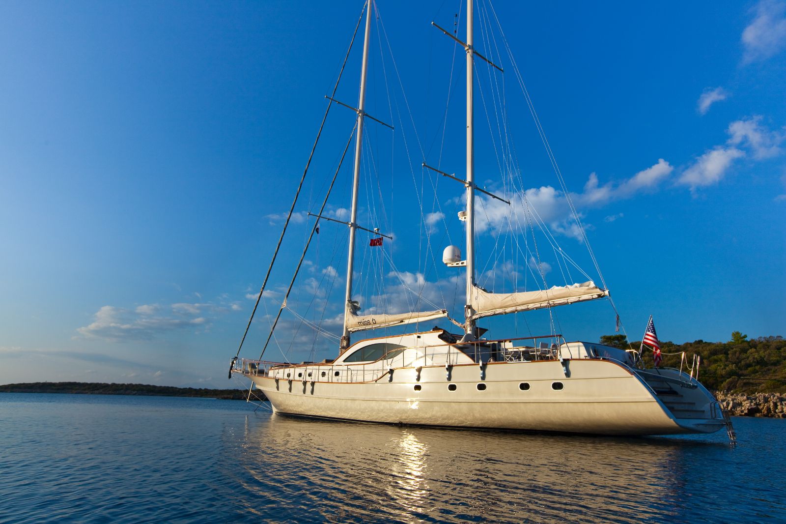 Exterior view of Miss B gulet in Turkey