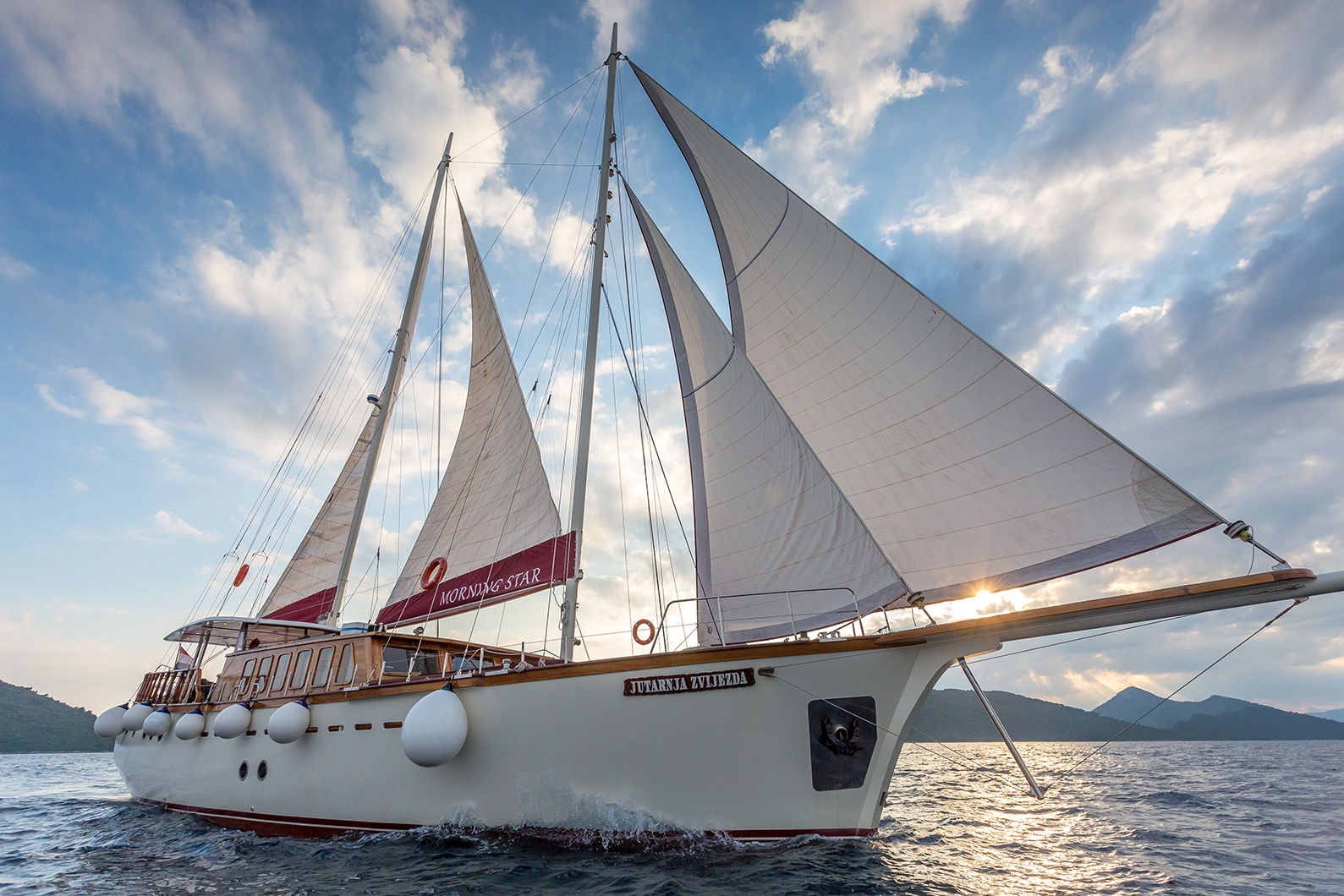 Sailing of Morning Star in Croatia