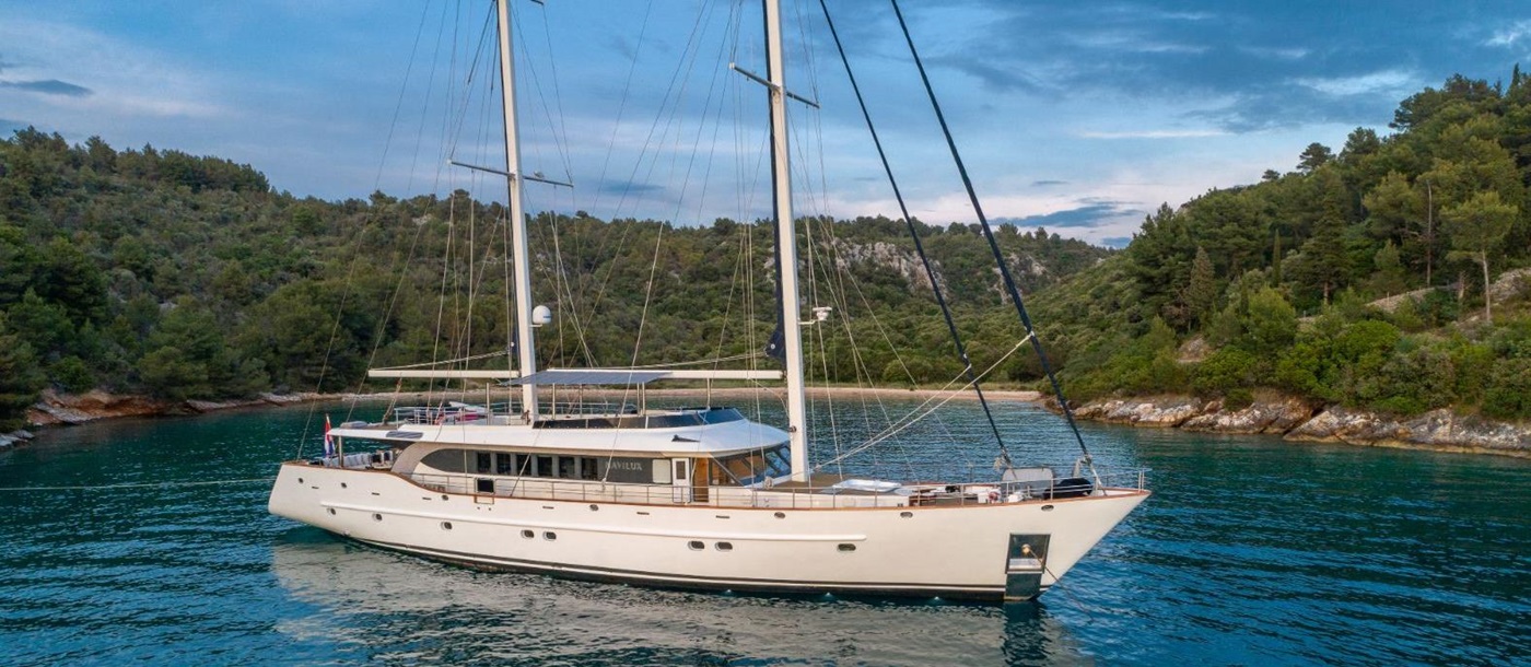 Exterior view of the Navilux gulet in Croatia
