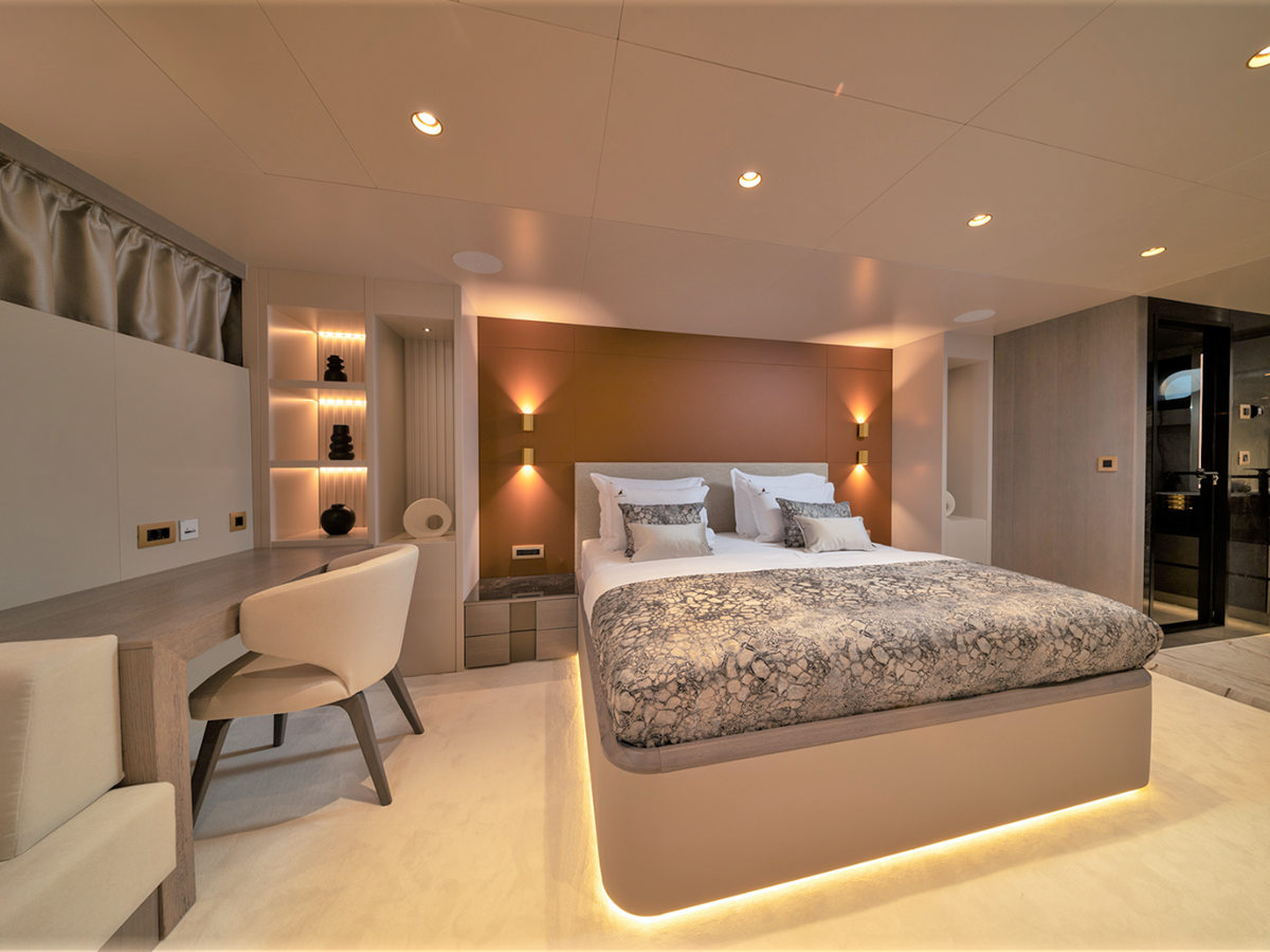 Double cabin onboard the Nocturno gulet in Croatia