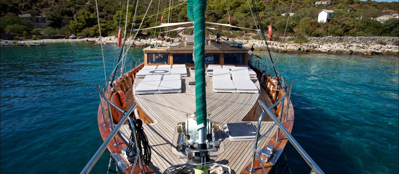 The deck of Queen of the Adriatic