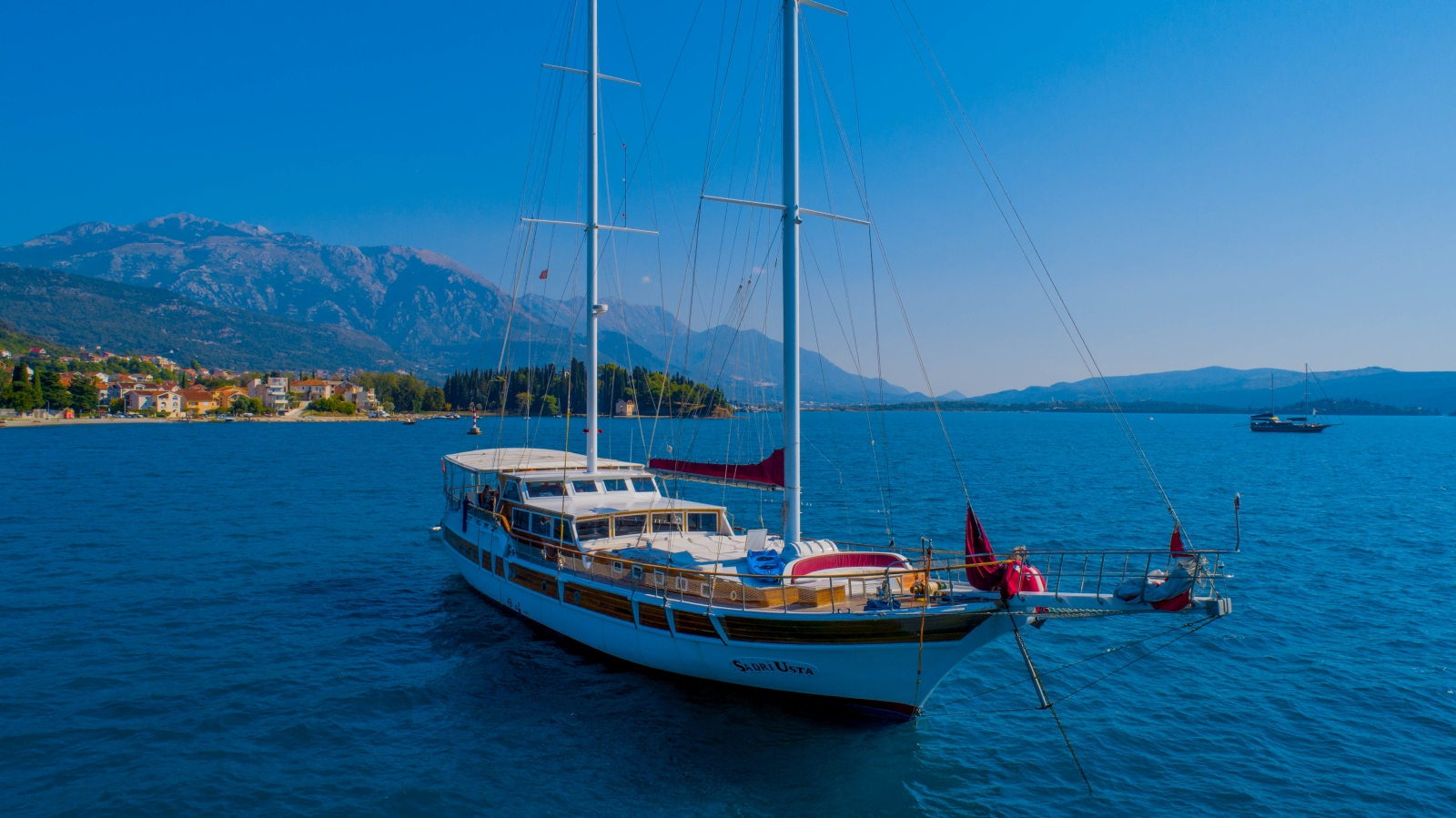 luxury gulet Sadri Usta on the Croatian coast