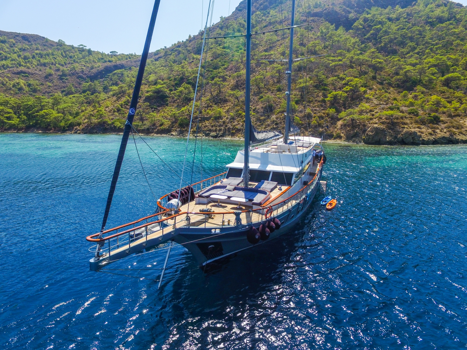 Upper front view of Virtuoso in Greece