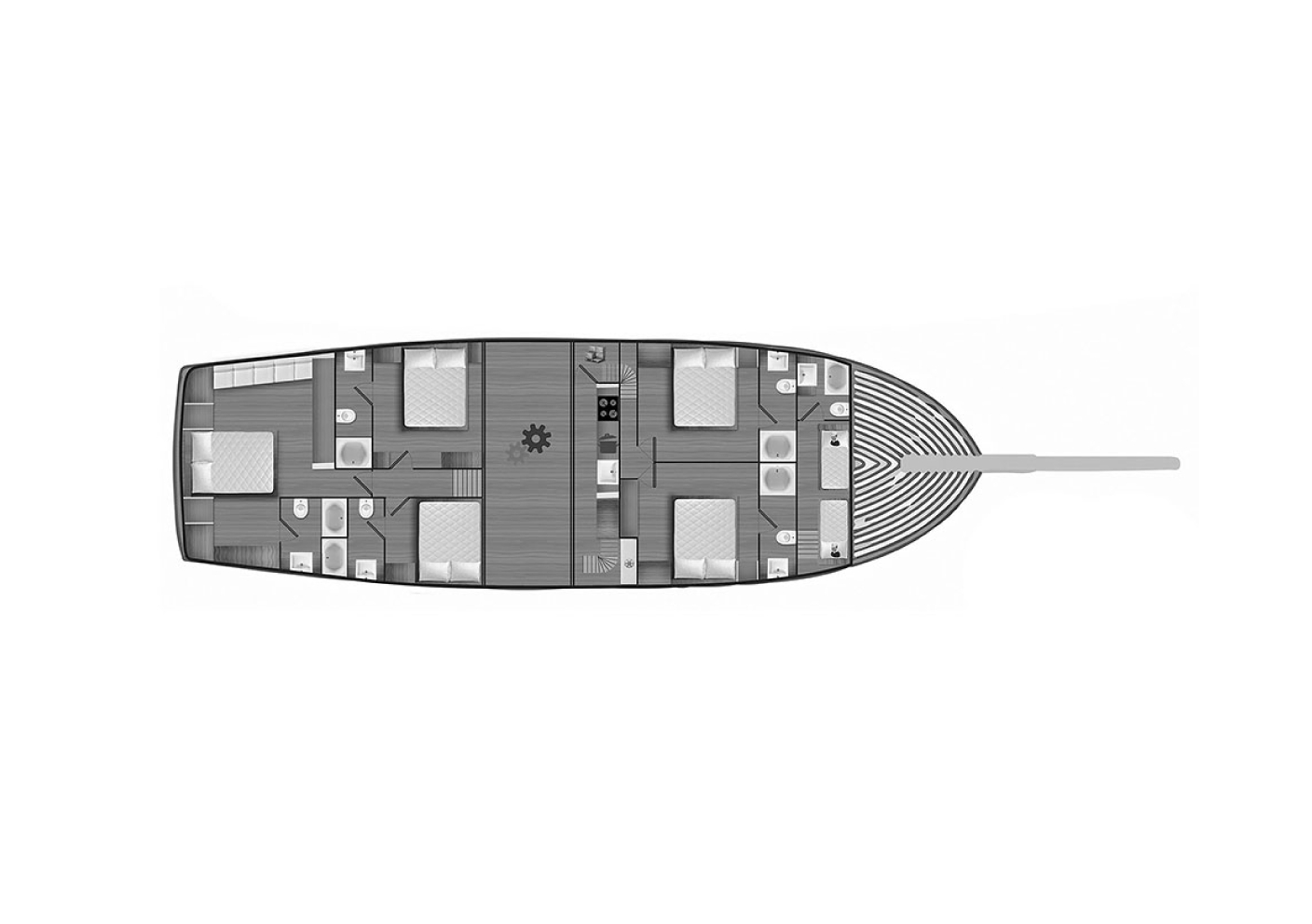 Deckplan for Wicked Felina in Turkey